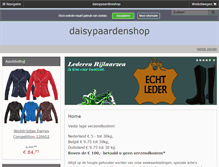 Tablet Screenshot of daisypaardenshop.nl